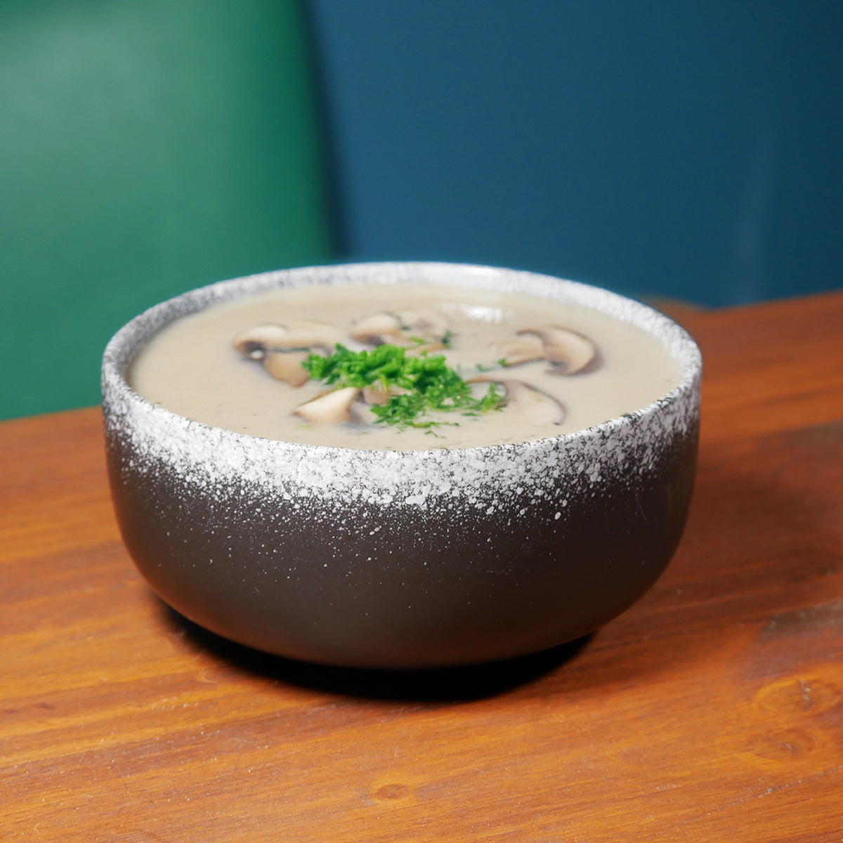 Grand bol à ramen artisanal "Enneigé"