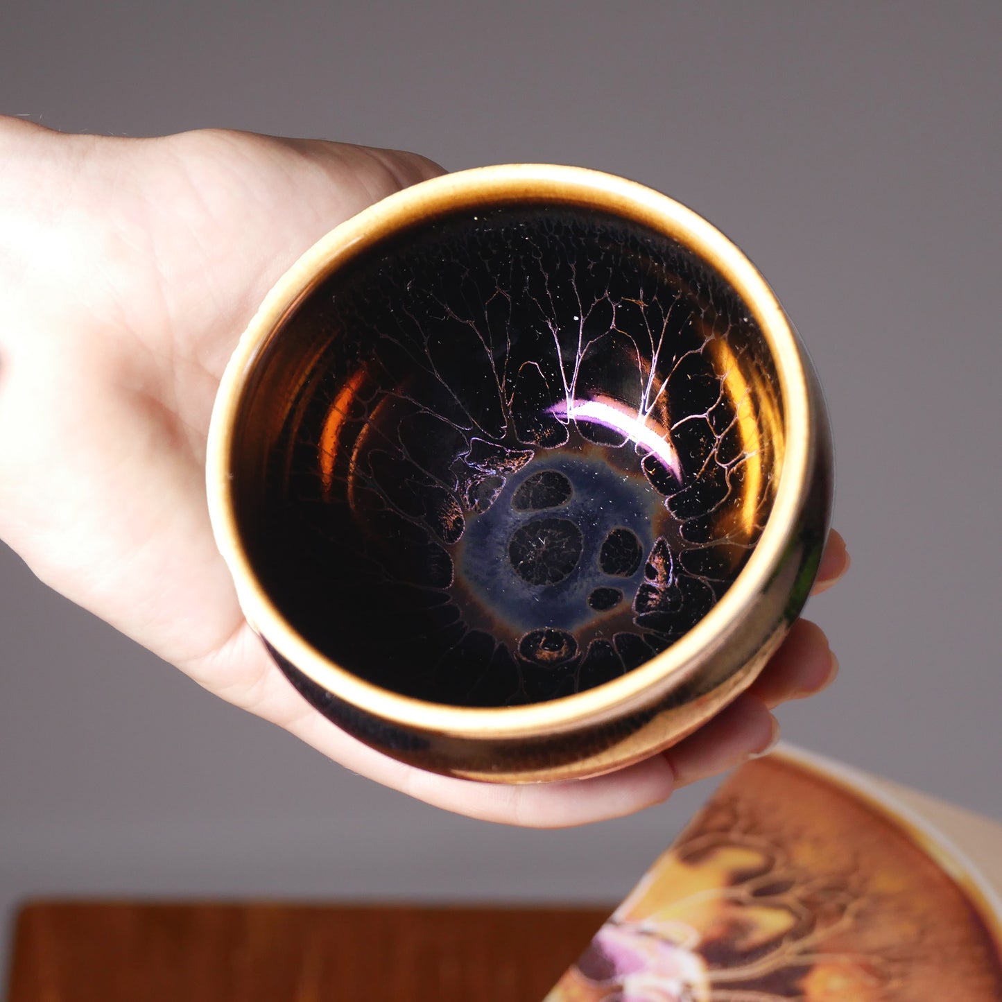 Tasse à thé Tenmoku "Âge d'or"