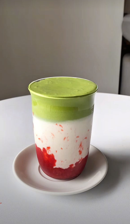 Recette de Matcha fraise et Matcha Mascarpone