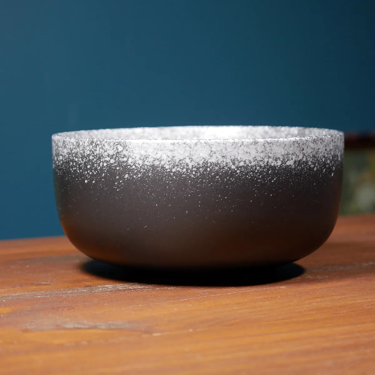 Large Artisanal Ramen Bowl "Snowy"