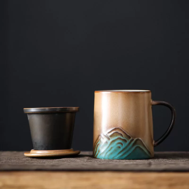 Tasse à café cappuccino “Printemps” - Tenmo
